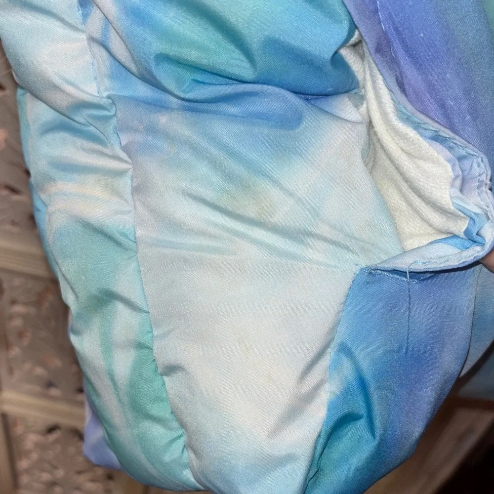 ZeroXposur Blue Swirl Puffer Jacket Size:14/16